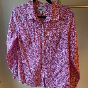 J Crew floral button down